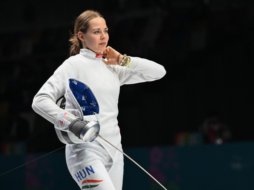 A párbajtőröző Horváth Lotti a korosztálya világbajnokaként léphet pástra Budapesten Fotó: Bizzi Team