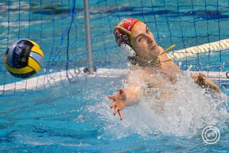 Vogel Soma, a Ferencváros játékosa a vízilabda Bajnokok Ligája csoportkörének ötödik fordulójában játszott FTC-Telekom Waterpolo - AN Brescia mérkőzésen a Komjádi Uszodában 2025. december 2-án. MTI/Illyés Tibor